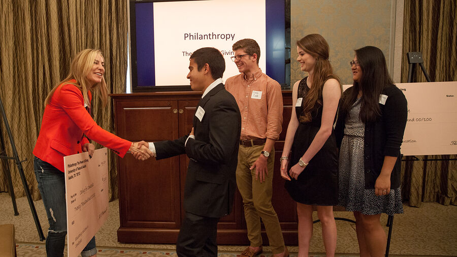 Minor communicating philanthropy